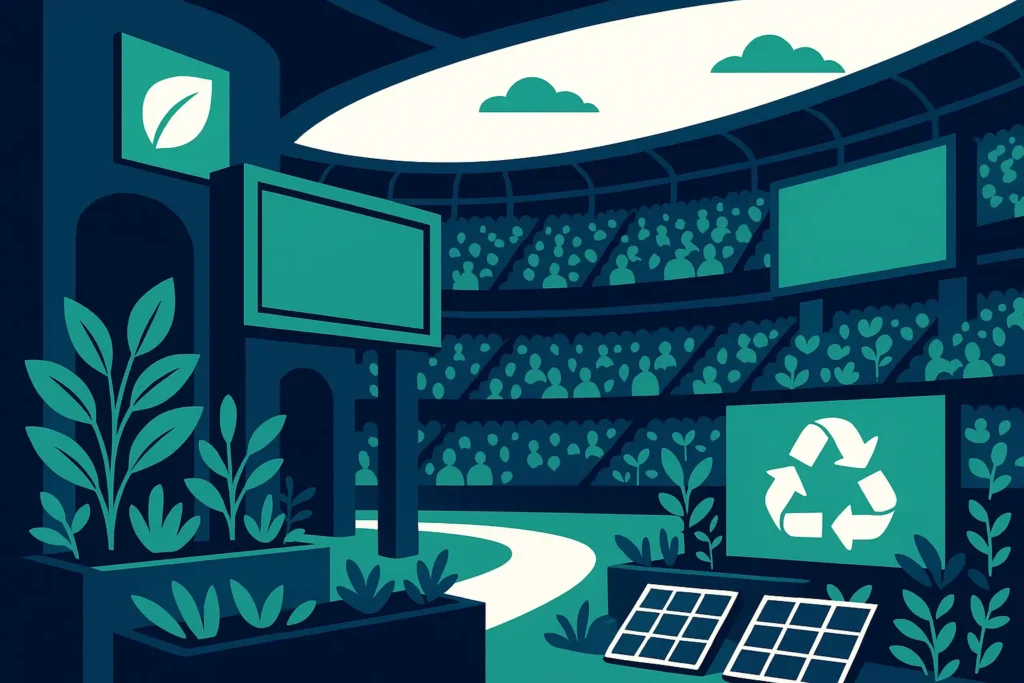 ECO Friendly Stadium Signage