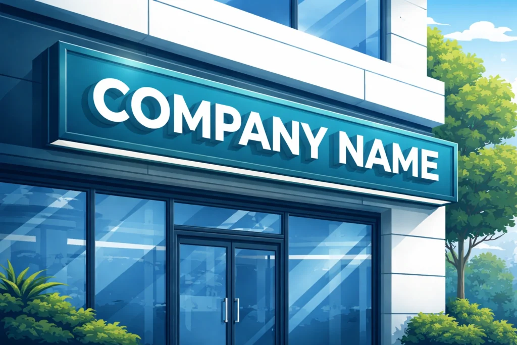 types of exterior building signage